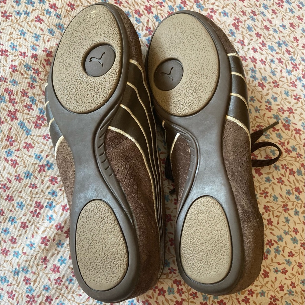 🐈⬛Vintage Y2K Brown Puma Speedcat Sneakers, size 8🤎💗 - Picture 6 of 7